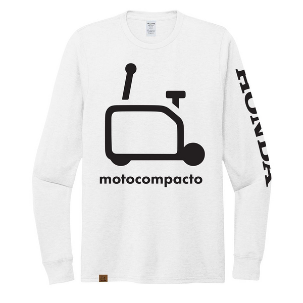 T-SHIRT MANGA LARGA BLANCA HONDA