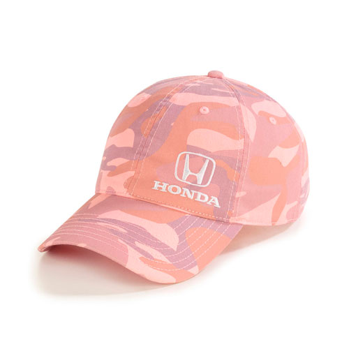 Gorra Honda Camuflaje Rosa