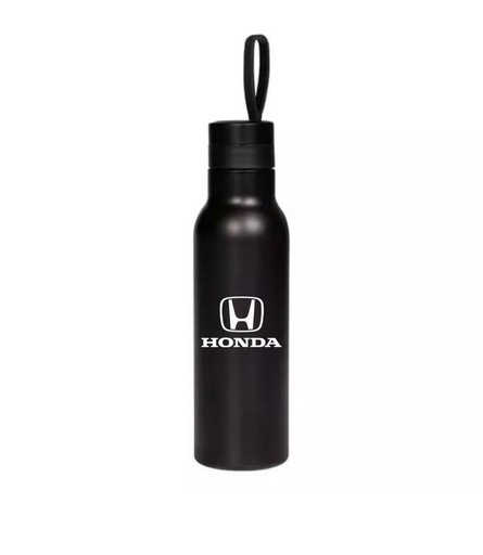 [TERMO-LOGLIN-MAT/WH] Termo Negro Mate Cinta, Honda Blanco