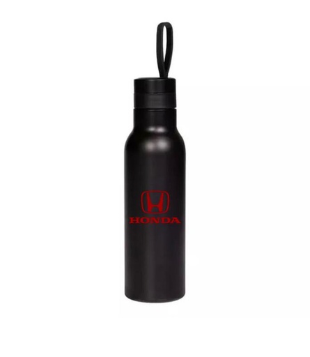 [TERMO-LOGLIN-MAT/RE] Termo Negro Mate Cinta, Honda Rojo