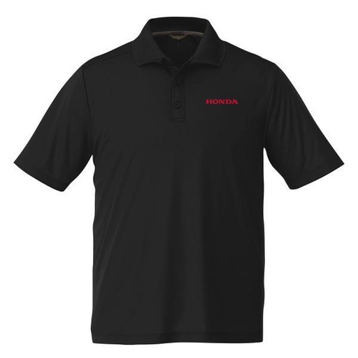 [714107] POLO MANGA CORTA NEGRO HONDA