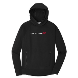 [649812] SUDADERA CON CAPUCHA NEGRA TYPE R