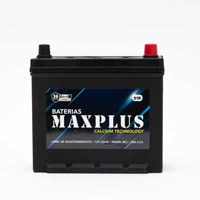 [BATERIA-MAXPLUS-51R-500CCA-55AH] Batería MAXPLUS (Hr-v 16-22)